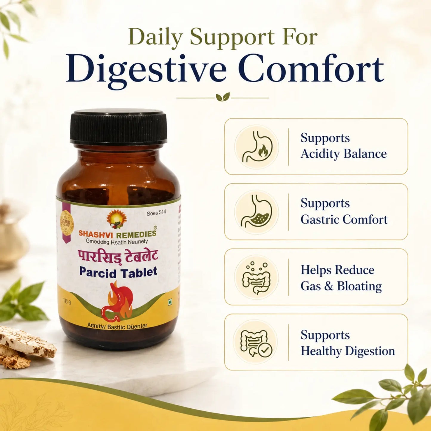 Parcid Tablets for Acidity Relief